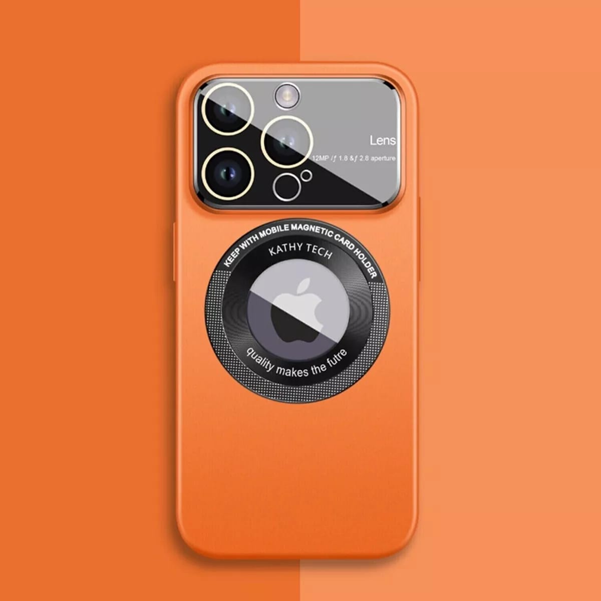 NEW iPhone 15 14 Pro Max 13 MagSafe Case Glass Lens Protector Window Matte Cover