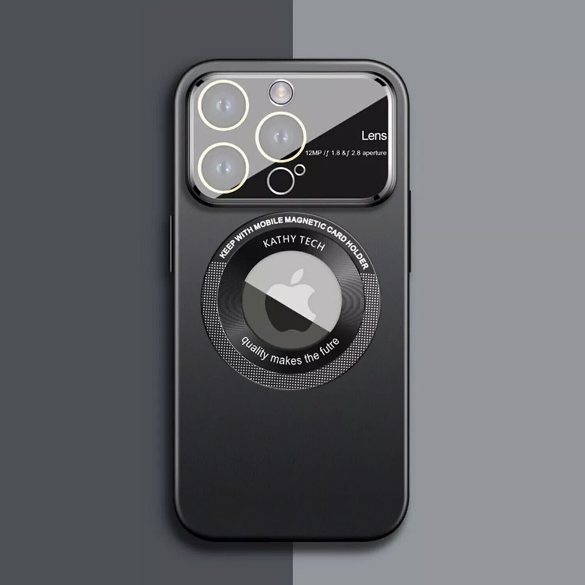 NEW iPhone 15 14 Pro Max 13 MagSafe Case Glass Lens Protector Window Matte Cover