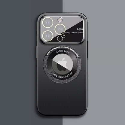 NEW iPhone 15 14 Pro Max 13 MagSafe Case Glass Lens Protector Window Matte Cover