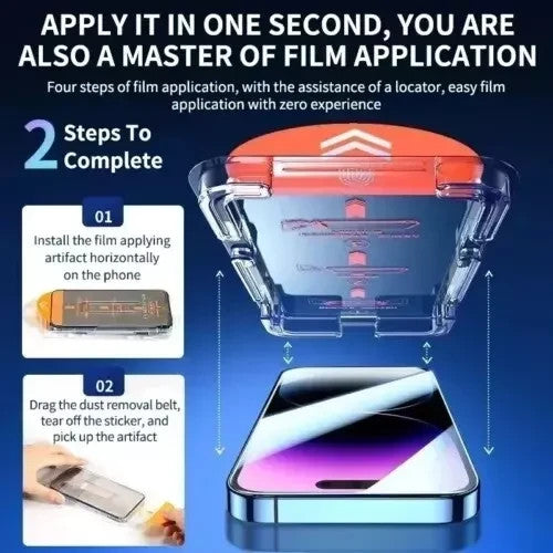 Samsung Galaxy S25 Ultra/S24 Plus Tempered Glass Screen Protector - Easy Install Full Coverage