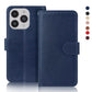 iPhone 16e / 16/15/14/13/12/11 (Pro/Pro Max/X/XS/XR/SE) Leather Wallet Case - Magnetic Flip Cover with Card Slots & Kickstand