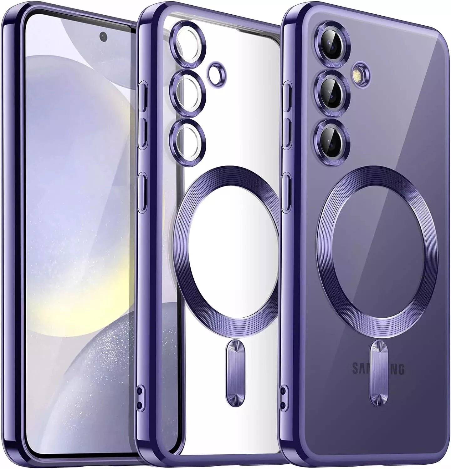 For Samsung Galaxy S25 Plus Ultra S24 S22 S23 S21 FE Shockproof Magnetic Case