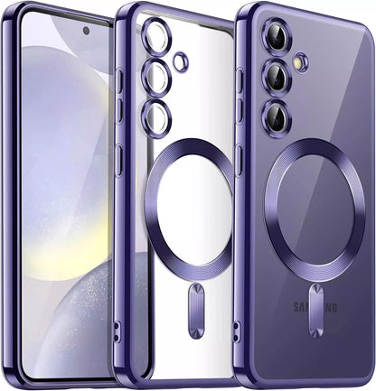 For Samsung Galaxy S25 Plus Ultra S24 S22 S23 S21 FE Shockproof Magnetic Case