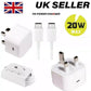 iPhone 17 Pro Max/Pro/Air Fast Charging Bundle - 20W USB-C PD Charger Kit