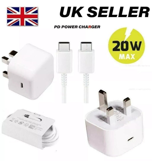 iPhone 17 Pro Max/Pro/Air Fast Charging Bundle - 20W USB-C PD Charger Kit