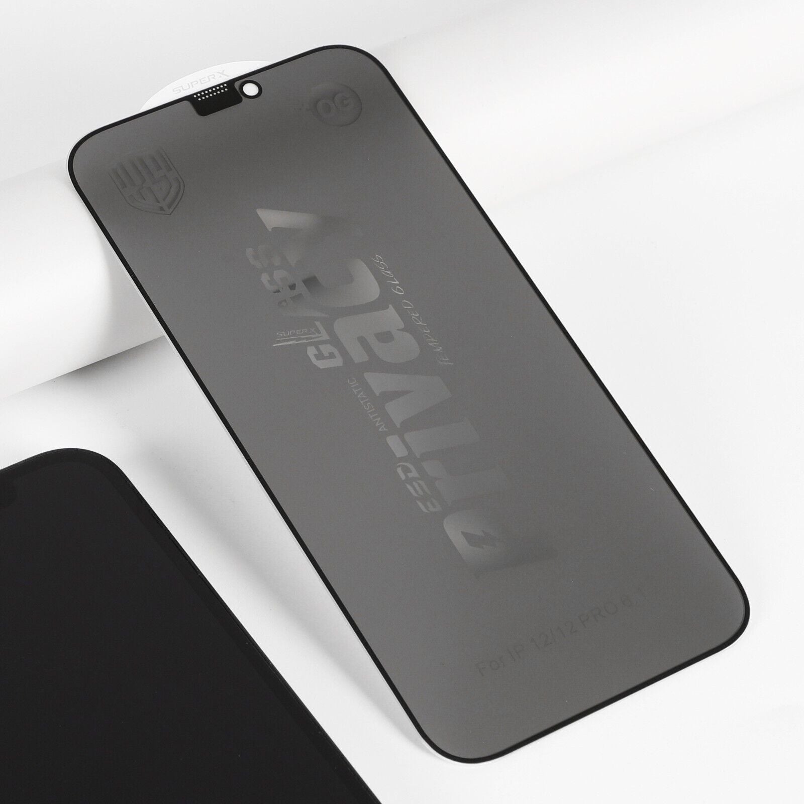 Premium Privacy Screen Protector for iPhone 16 15 14 13 12 11 Plus Pro Max - iPhone Privacy Anti-Spy Glass