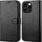 iPhone 16e / 16/15/14/13/12/11 (Pro/Pro Max/X/XS/XR/SE) Leather Wallet Case - Magnetic Flip Cover with Card Slots & Kickstand