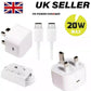 iPhone 17 Pro Max/Pro/Air Fast Charging Bundle - 20W USB-C PD Charger Kit