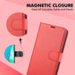 iPhone 16e / 16/15/14/13/12/11 (Pro/Pro Max/X/XS/XR/SE) Leather Wallet Case - Magnetic Flip Cover with Card Slots & Kickstand