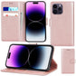 iPhone 16e / 16/15/14/13/12/11 (Pro/Pro Max/X/XS/XR/SE) Leather Wallet Case - Magnetic Flip Cover with Card Slots & Kickstand