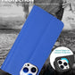 iPhone 16e / 16/15/14/13/12/11 (Pro/Pro Max/X/XS/XR/SE) Leather Wallet Case - Magnetic Flip Cover with Card Slots & Kickstand
