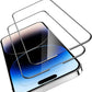 2-Pack iPhone 16/15/14/13/12/11 Pro Max Tempered Glass Screen Protector - 9H Hardness Anti-Fingerprint
