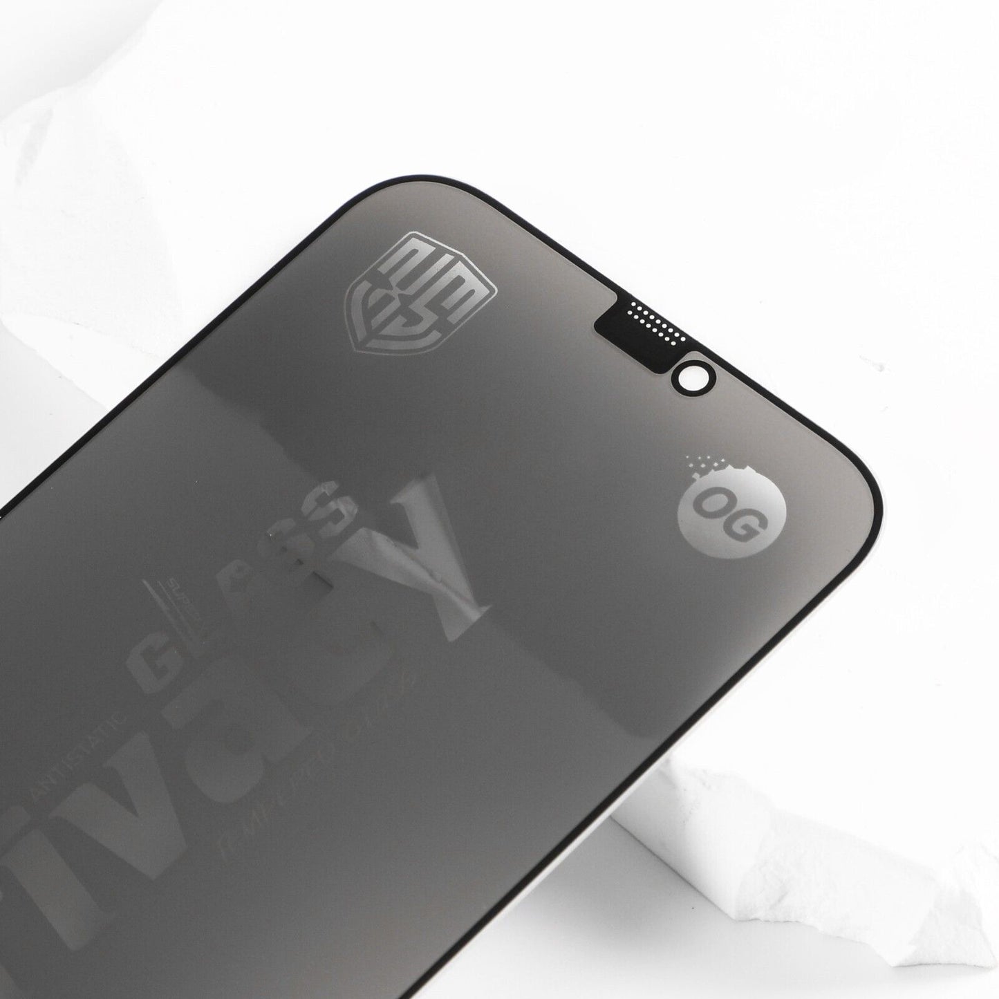 Premium Privacy Screen Protector for iPhone 16 15 14 13 12 11 Plus Pro Max - iPhone Privacy Anti-Spy Glass