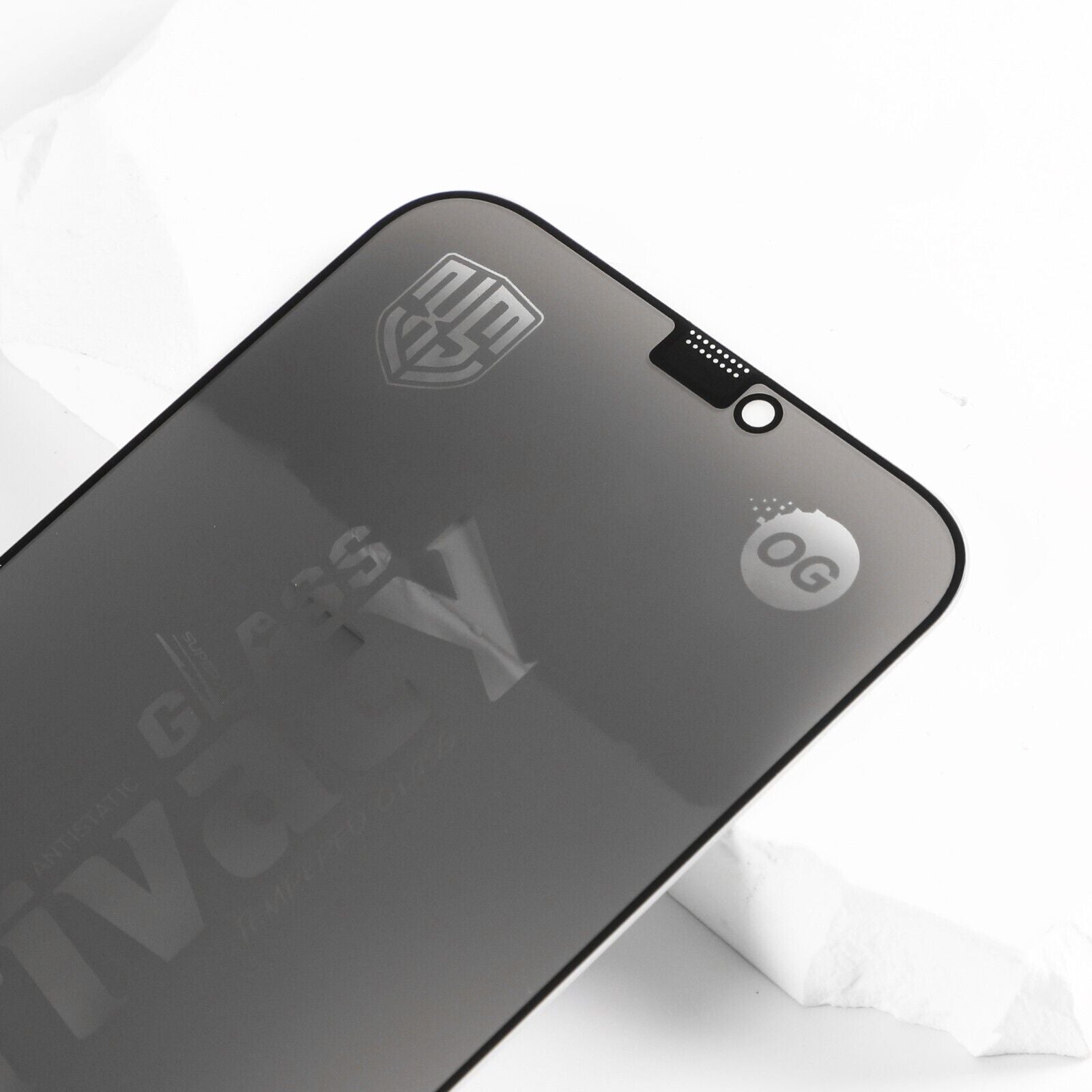Premium Privacy Screen Protector for iPhone 16 15 14 13 12 11 Plus Pro Max - iPhone Privacy Anti-Spy Glass