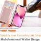 iPhone 16e / 16/15/14/13/12/11 (Pro/Pro Max/X/XS/XR/SE) Leather Wallet Case - Magnetic Flip Cover with Card Slots & Kickstand