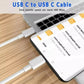iPhone 17 Pro Max/Pro/Air Fast Charging Bundle - 20W USB-C PD Charger Kit