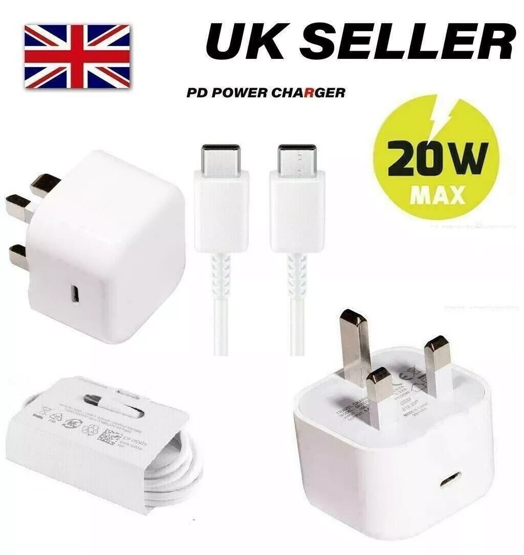 iPhone 17 Pro Max/Pro/Air Fast Charging Bundle - 20W USB-C PD Charger Kit