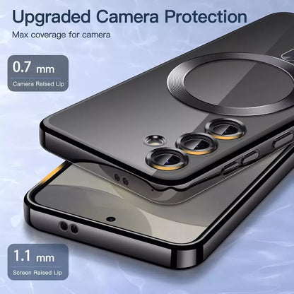 For Samsung Galaxy S25 Plus Ultra S24 S22 S23 S21 FE Shockproof Magnetic Case