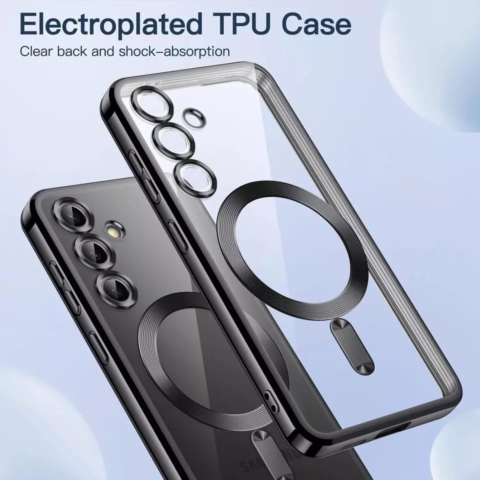 For Samsung Galaxy S25 Plus Ultra S24 S22 S23 S21 FE Shockproof Magnetic Case