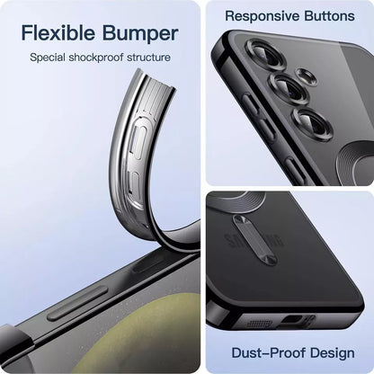 For Samsung Galaxy S25 Plus Ultra S24 S22 S23 S21 FE Shockproof Magnetic Case