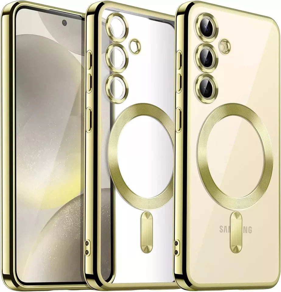 For Samsung Galaxy S25 Plus Ultra S24 S22 S23 S21 FE Shockproof Magnetic Case